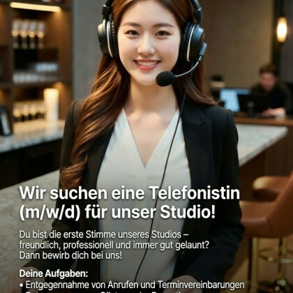Telefonistin wird gesucht